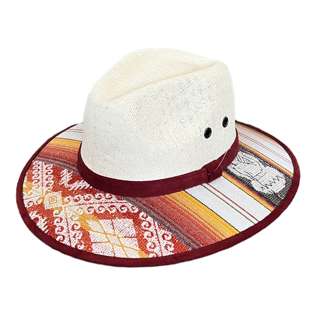 Puebla Sarape Mexican Sun Hat Etsy