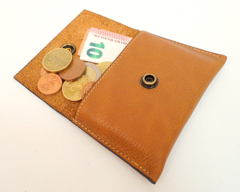 KOMBIUDA Retro Münzgeldbörsen 4er Set - Kleine Geldbeutel Mit Reißverschluss Bunt