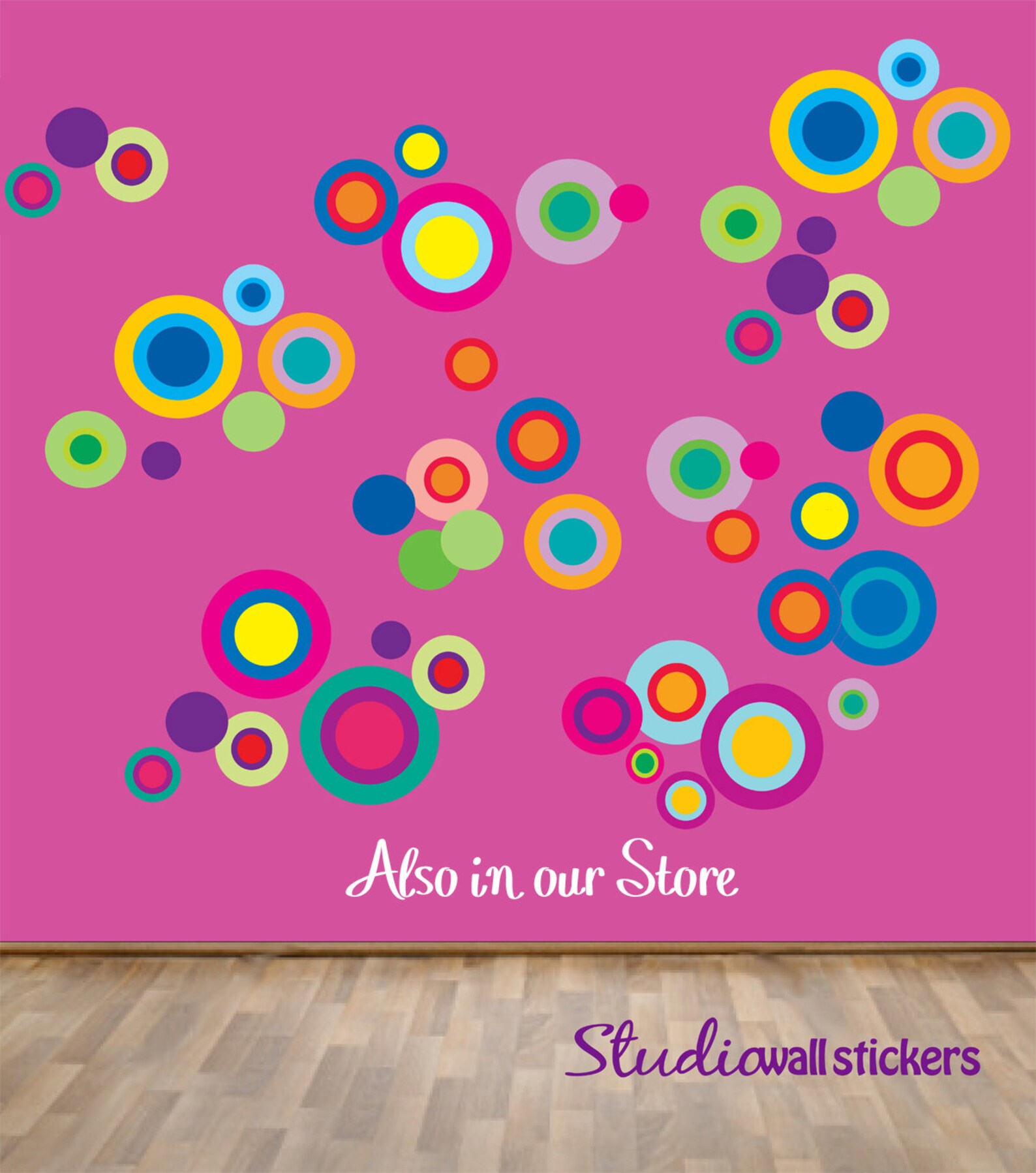 Reusable Rainbow Wall Decal Childrens Wall Decal Etsy