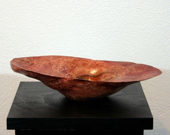 Hand Carved Red Bowl Stone Inlay Art Decorative Bowl           wood bowls handmade, unique bowls,  Art Sculpture. Wood bowl art. Wooden bowl