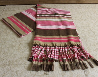 Pink Striped Old Navy Scarf