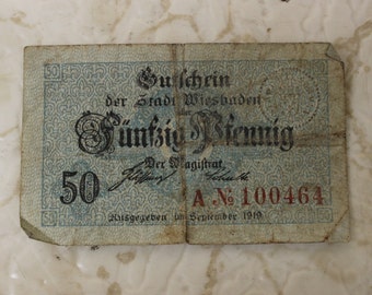 1909 funfzig pfennig 50