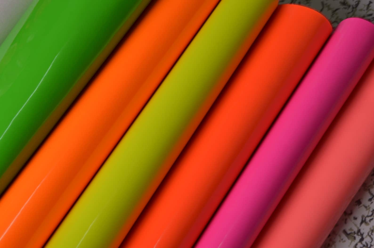 Half Yard Bright Neon Color Faux Leather FabricMirror Leather Etsy