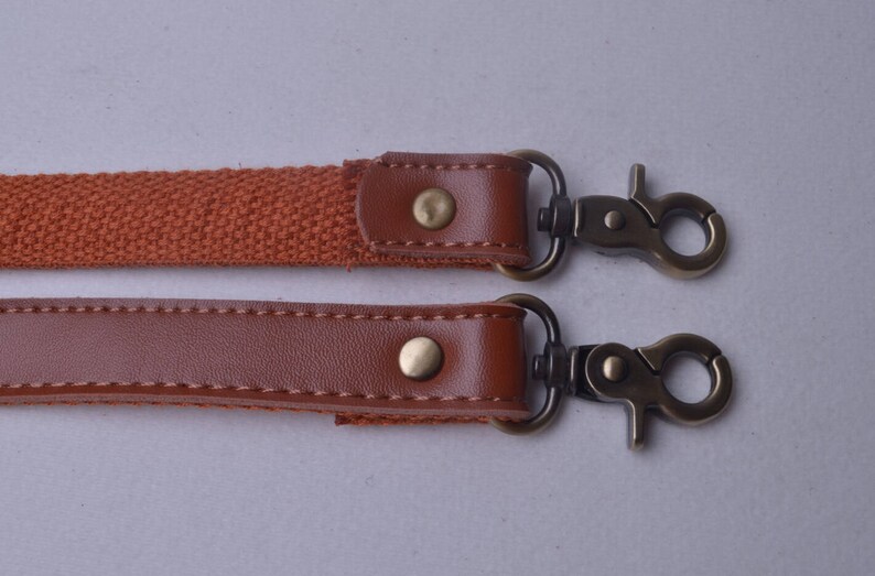 Pair 24 Inches Cowhide Leather Handle With Bronze Lobster - Etsy
