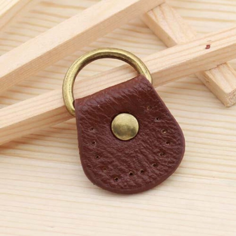 2pcs 1.69x1.18 Inch PU Leather D Ring Leather Tabs for Bag Etsy
