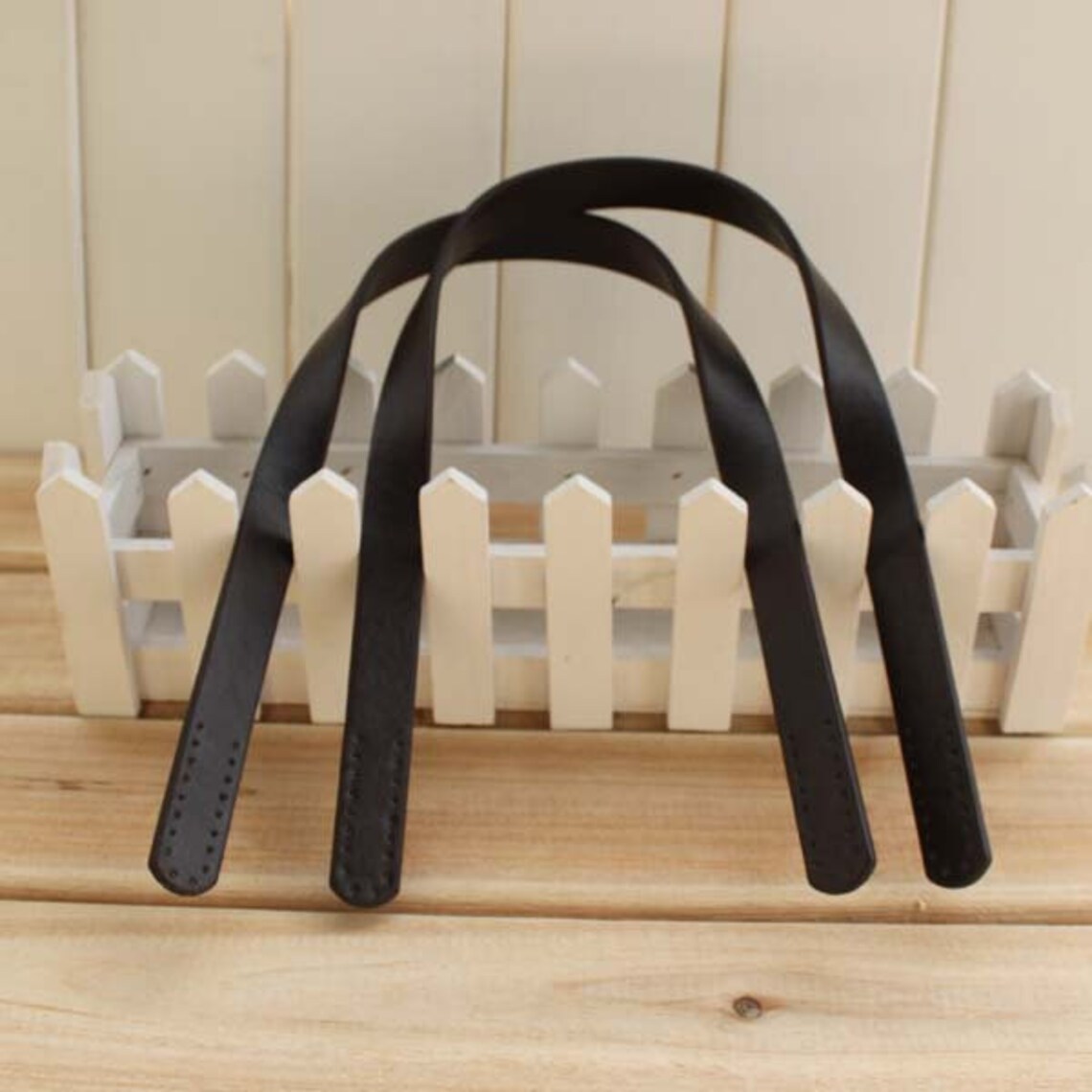 Pair PU Leather Bag Strap Material1inch Thick Leather Etsy