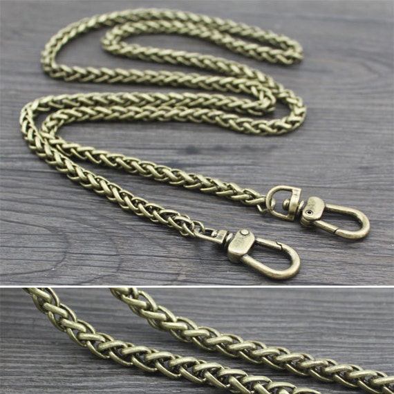 1pc 40cm150cm DIY Top 7mm Width Gunmetal Chains fox tail Chain