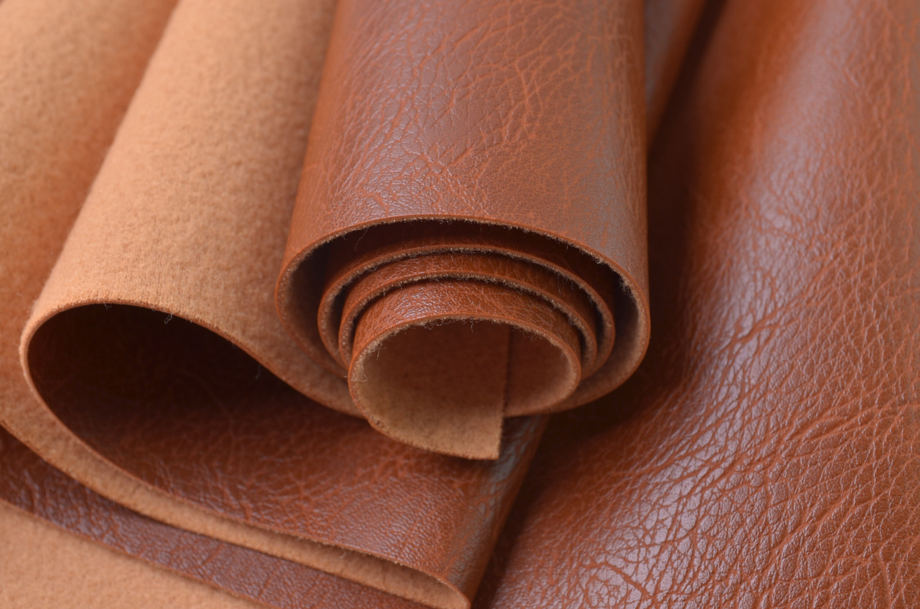 Soft Skin Cinnamon Brown Fabric Faux LeatherUpholstery Fabric Etsy