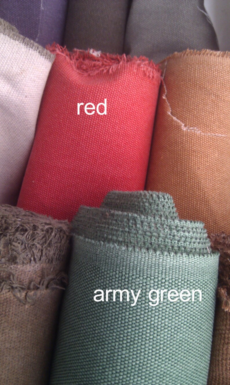 Half Yard Cotton Canvas Fabricred Canvas Fabriccanvas Fabric Etsy