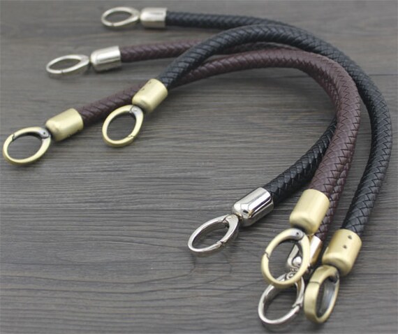 2 pairs Schultertasche Handtasche Strap Handtasche Griff PU Leder Ersatzband