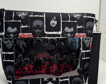 Project Bag, Window Bag, Storage Bag, Travel Bag, Ditty Bag, Bingo Bag, Knitting Bag, Sewing Bag, Crochet Bag, Walking Dead