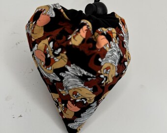Shopping Bag, Market Bag, Book Bag, Reusable, Collapsable, Foldable, Tasmanian Devil
