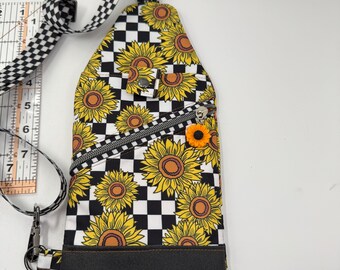 Mini Traveler Sling Pouch Sunflowers