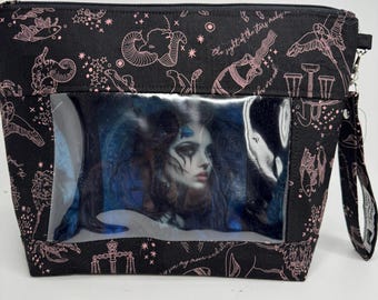 Project Bag, Window Bag, Storage Bag, Travel Bag, Ditty Bag, Bingo Bag, Knitting Bag, Sewing Bag, Crochet Bag, Pisces