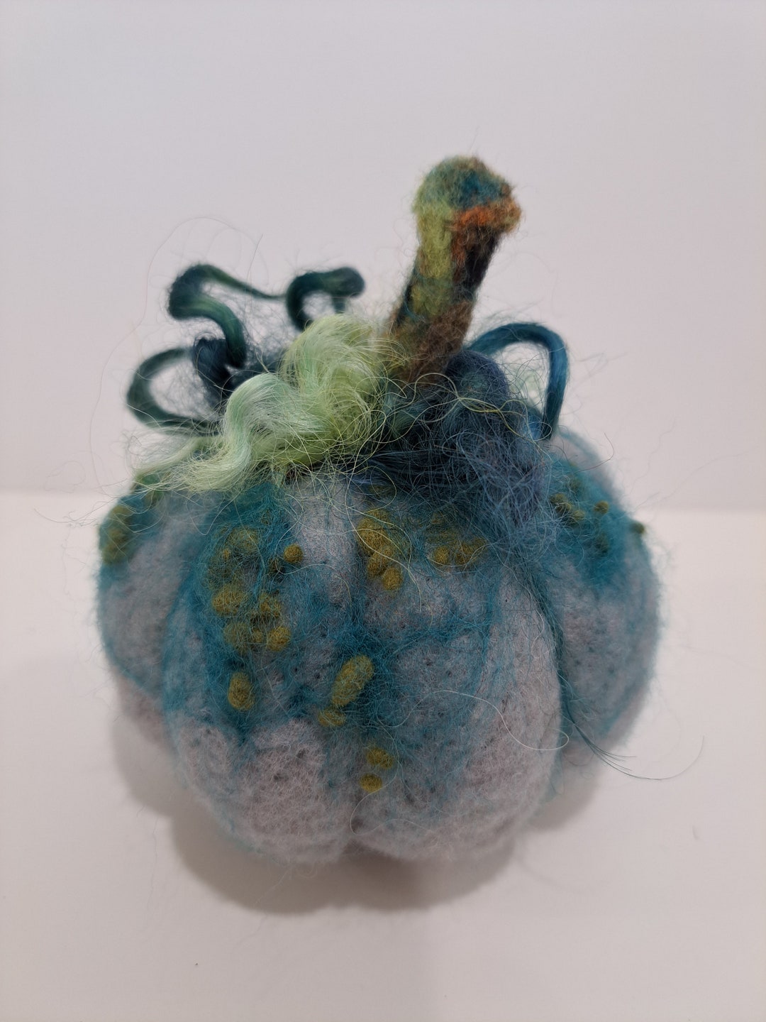 Needle Felt Pumpkin Fall Halloween Decor Fiber Art Wool One of Etsy