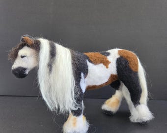 Needle Felt Gypsy Vanner Horse