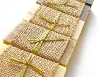 Variety Pack, 6 Organic Soap, Handmade Soap, Vegan Soap, Gift
