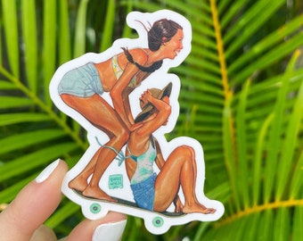 Skater Girls Vinyl Sticker