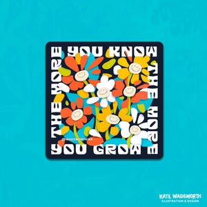 Adhesivo de vinilo Flower Power de 3,5"