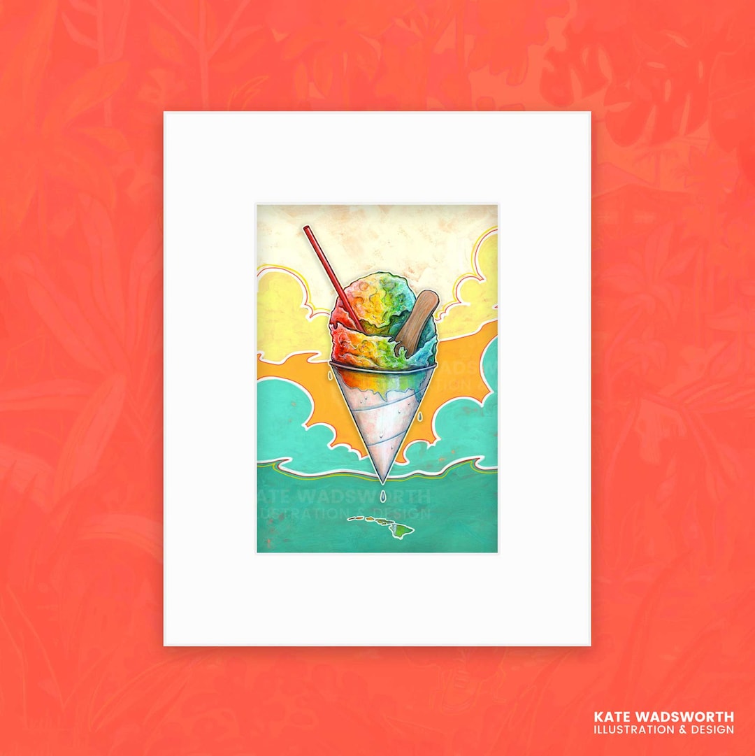 Clark Little RAINBOW SHAVE ICE アート Rainbow Shave Ice - Clark Little Photography