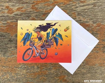 Bounty Hunter: Single Blank Greeting Card & Envelope