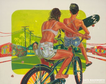 Mean Getaway (11x14" Matted Fine Art Print)