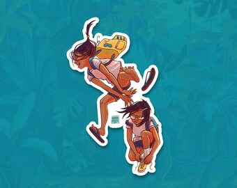 Leapfrog, Silly Sisters, BFFs Vinyl Sticker 3.5"
