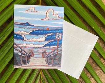 Point Panic: Single Blank Greeting Card & Envelope