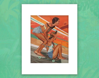 Kahili Hill (11x14" Matted Fine Art Print)