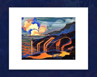 Kamokuna (11x14" Matted Fine Art Print)