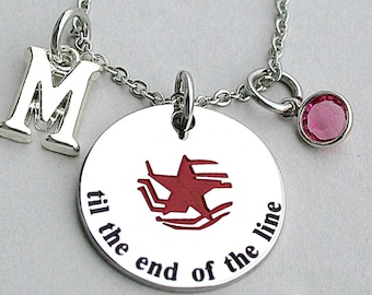 Til The End Of The Line, Stainless Steel, Stucky Bucky Barnes Winter Soldier, Personalized, Necklace, Gift For Her, Captain America,Necklace