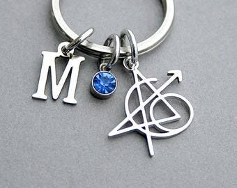Superhero Stainless Steel Charm KeyChain, Marvel Inspired, Avengers, Captain America, Black Widow, Hulk, Hawkeye, Iron Man, Thor, Unisex