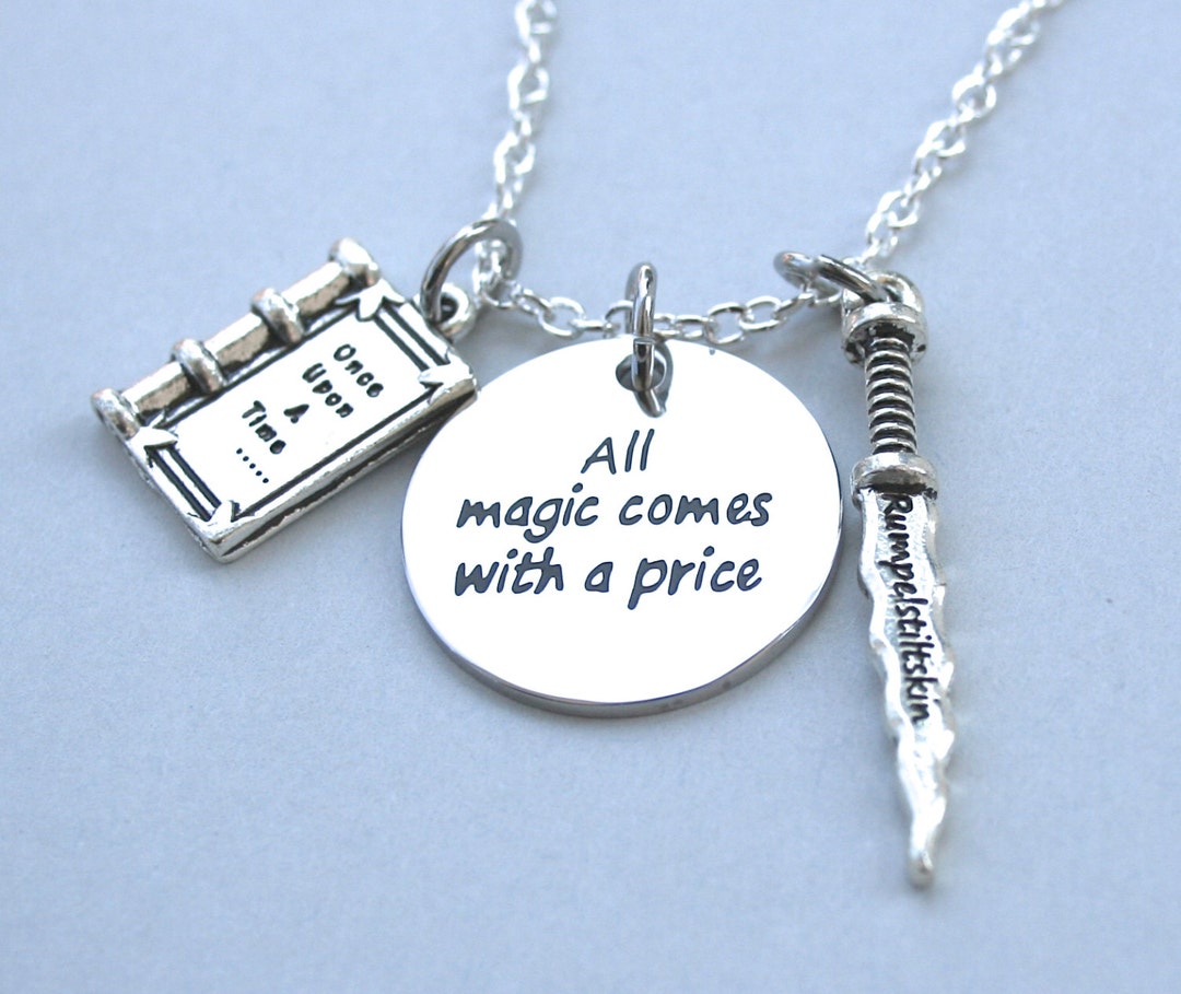 Rumpelstiltskin, the Dark One Dagger, Stainless Steel All Magic Comes