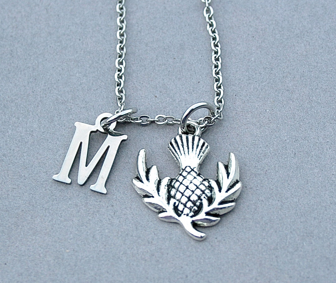 Scottish Thistle Silver Keepsake Bead Charm – Sterling Silver 925, Flower Of Scotland