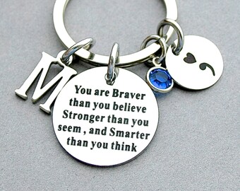 FEELMEM Inspirational Peacock Gift Behind You All Your Memories Peacock Charm Keychain