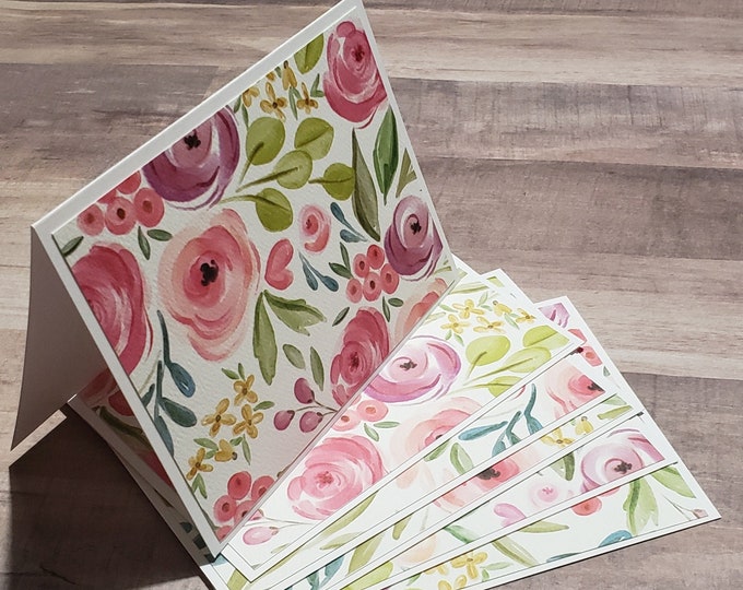 6 Note Cards With Envelopes - Folded Notecards - Blank Cards With ...