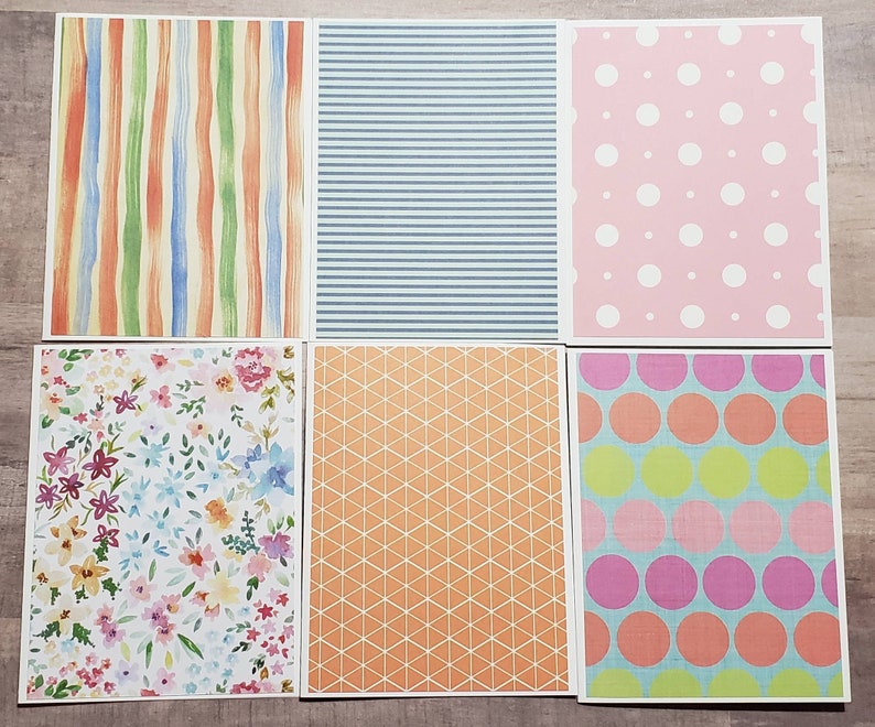 25 Note Cards With Envelopes Blank Folded Bulk Notecards Etsy
