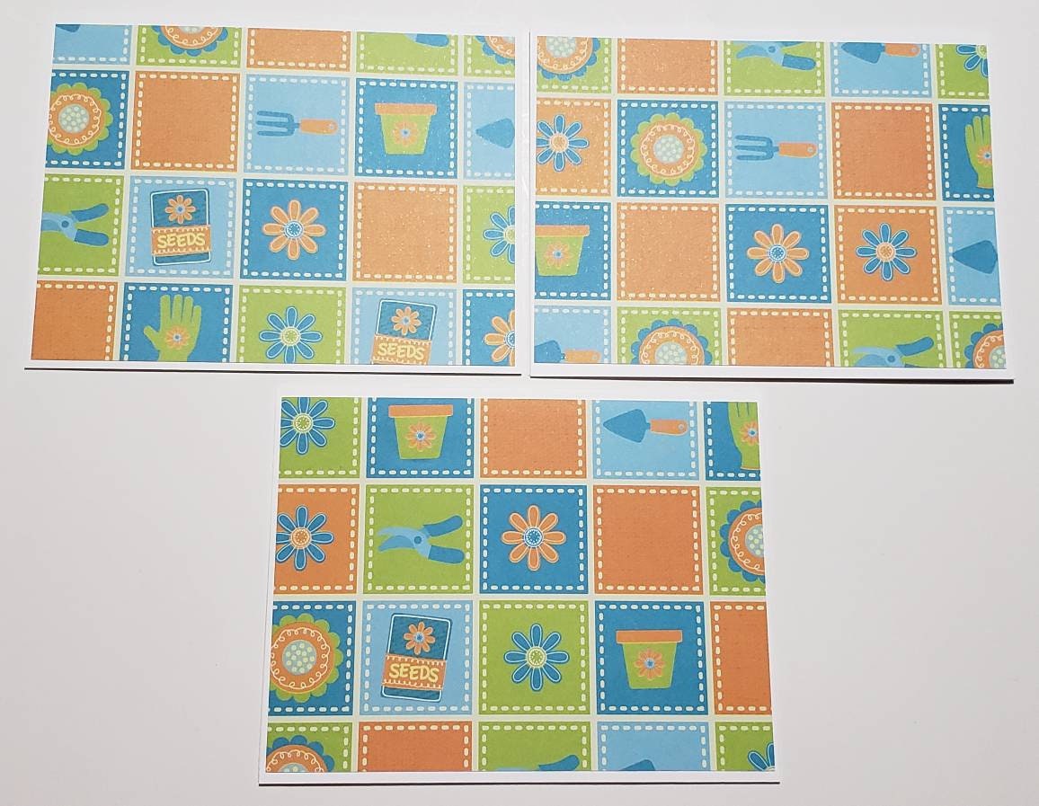 6 Note Cards With Envelopes - Folded Notecards - Blank Cards With ...
