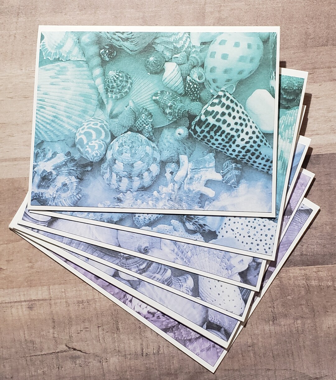 6 Note Cards With Envelopes - Folded Notecard Set - Blank Cards With ...