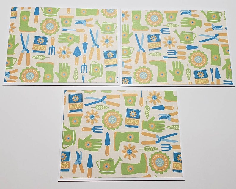 6 Note Cards With Envelopes Folded Notecards Blank Cards - Etsy