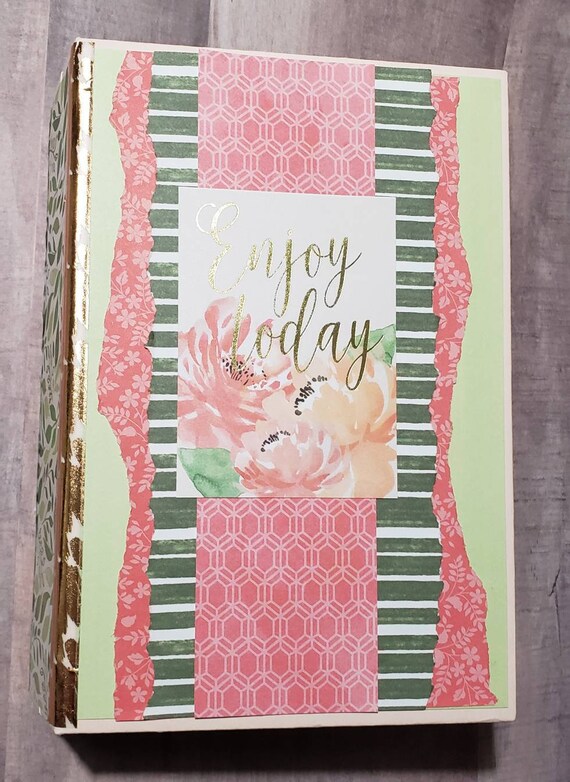 Mini Album Photo Album Scrapbook Floral Scrapbook Album Etsy