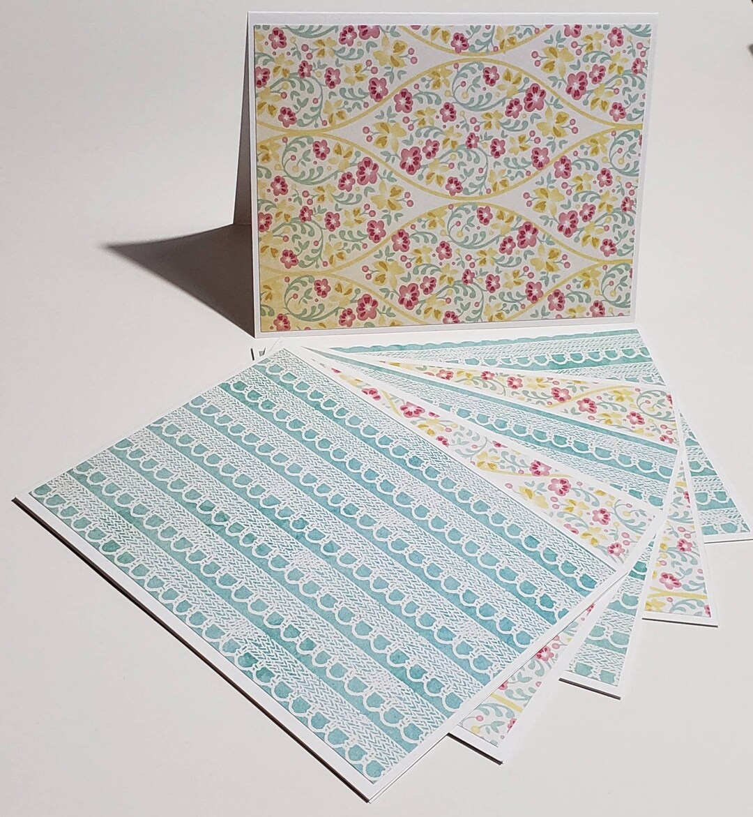 Note Card Set of 6 - Note Cards With Envelopes - Floral Note Cards ...