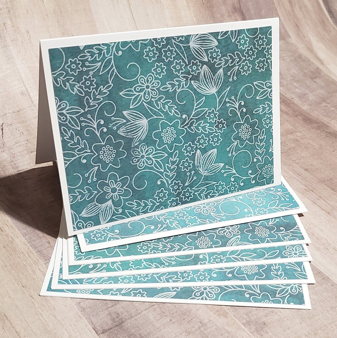 6 Note Cards With Envelopes - Folded Notecards - Blank Cards With ...