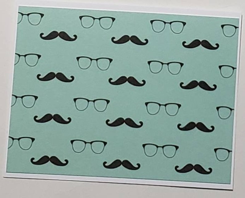 5 Masculine Note Cards Folded Note Cards Note Card Set Note Cards With Envelopes