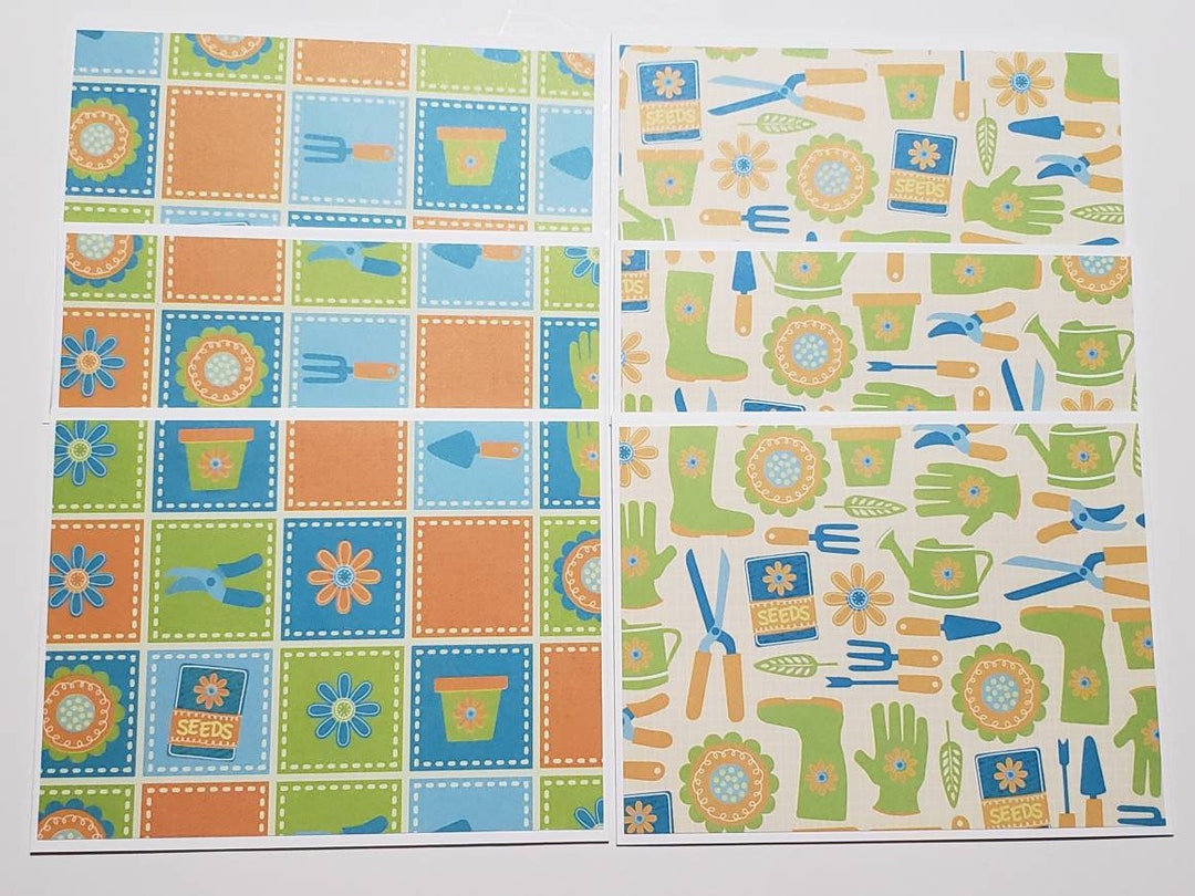 6 Note Cards With Envelopes - Folded Notecards - Blank Cards With ...