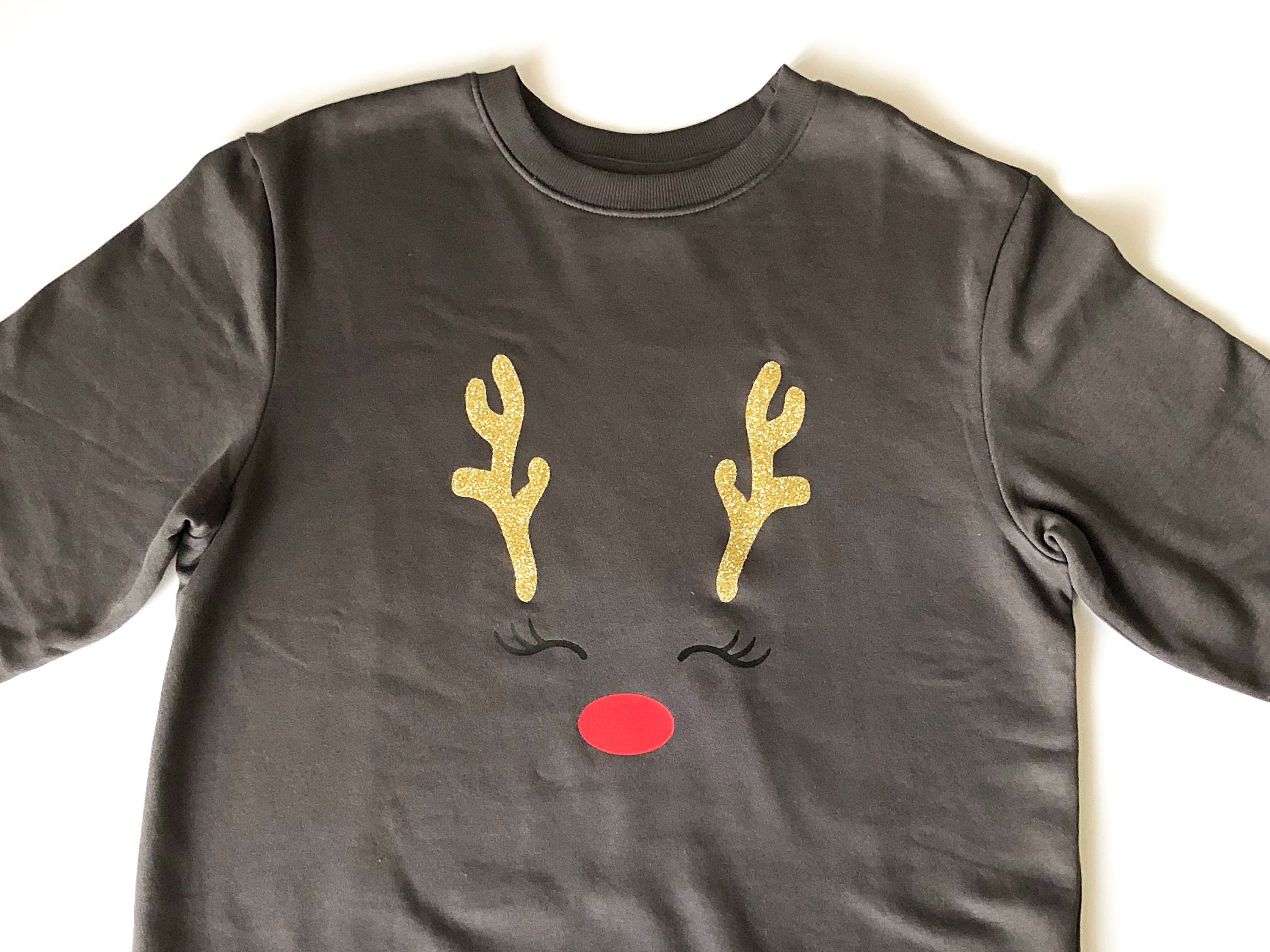 Christmas Heat transfer vinyl only antler reindeer | Etsy