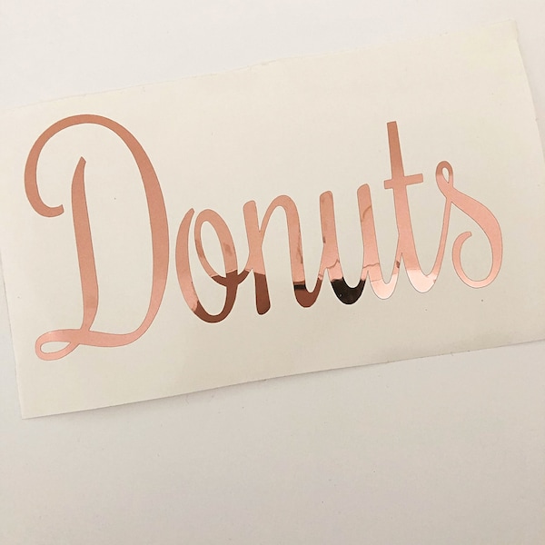 Rose Gold Wall Decal Etsy