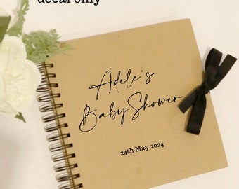 Baby shower Guestbook decals, baby shower vinyl sticker, custom vinyl sticker personalised guest book decals   DIY guest book