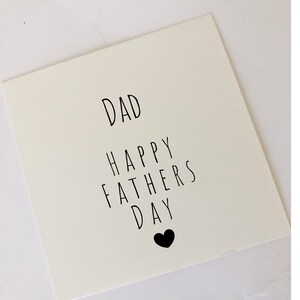 Father’s Day card, card for fathers,  cards for him, greeting  card, customised  cards, gold card Father’s Day gift,