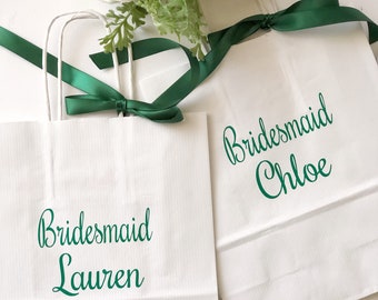 personalised giftbag, bridesmaid proposal gift bag graduation gift bag wedding gift bag, bridesmaids gift,  bridal gift bags